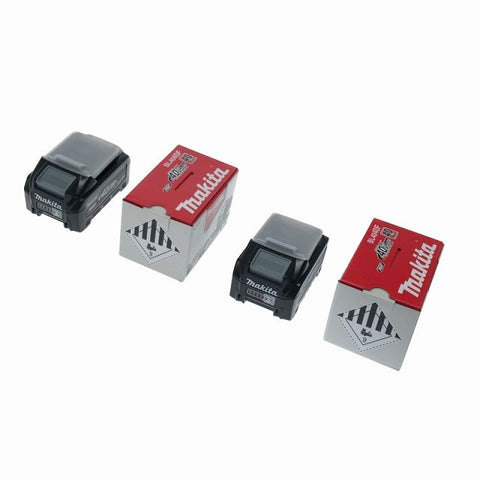 ☆未使用品2個セット☆makita マキタ 40Vmax 4.0Ah 純正リチウムイオンバッテリー BL4040F 高出力 LITHIUM-ION 蓄電池 雪/飛行機118510 - 0