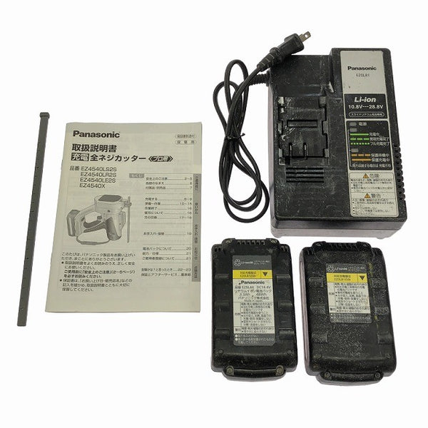 ☆中古品☆Panasonic パナソニック 14.4V/ 充電全ネジカッター EZ4540 バッテリ2個(3.3Ah) 充電器 ケース付 充電式 全ねじカッター130429 - 10