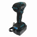 ☆美品☆makita マキタ 18V 充電式インパクトドライバー TD173DRGX 青/ブルー バッテリ2個(18V6.0Ah) 充電器 ケース付 コードレス114307 - 6