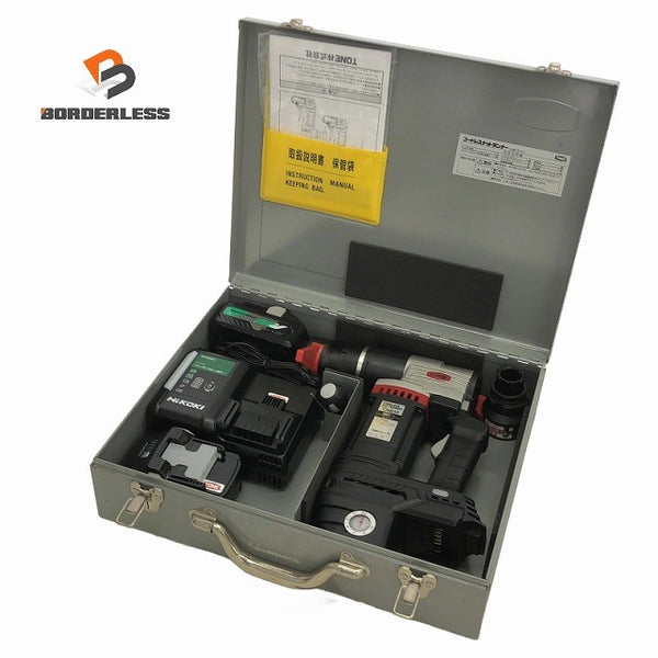☆比較的綺麗 中古品☆TONE トネ コードレスナットランナー CNB50 バッテリー2個(BSL36B18)充電器 パーツ ケース137381 - 1