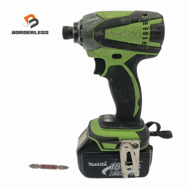 ☆中古品☆makita マキタ 18V 充電式インパクトドライバー TD146D バッテリー1個(3.0Ah)付 コードレスインパクトドライバー134273 - 1