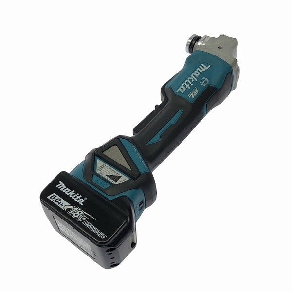 ☆未使用品☆makita マキタ 18V 100mm 充電式ディスクグラインダー GA418DRGX バッテリー2個(18V 6.0Ah) 充電器 ケース付130761 - 4