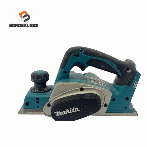 ☆中古品☆makita マキタ 18V 充電式カンナ KP180D 本体のみ コードレス バッテリー式 電動かんな 電気かんな 電気カンナ118879