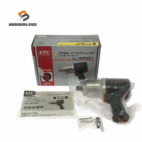 ☆未使用品☆KTC 京都機械工具 19.0sq 常圧/一般圧 エアインパクトレンチ JAP651 1600N・m エアーインパクトレンチ128965