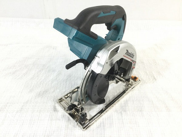 ☆未使用品☆makita マキタ 18V 165mm 充電式マルノコ HS631DGXS 青/ブルー バッテリー2個(18V 6.0Ah) 充電器 ケース付 鮫肌134255 - 4