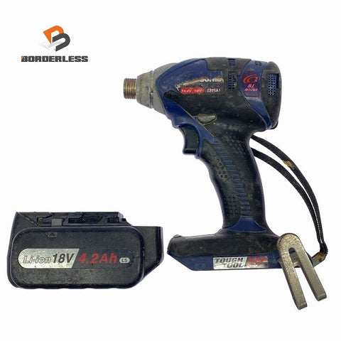 ☆中古品☆Panasonic パナソニック 18V 4.2Ah 純正 リチウムイオン電池パック EZ9L51 LSタイプ バッテリー おまけ付き♪122945