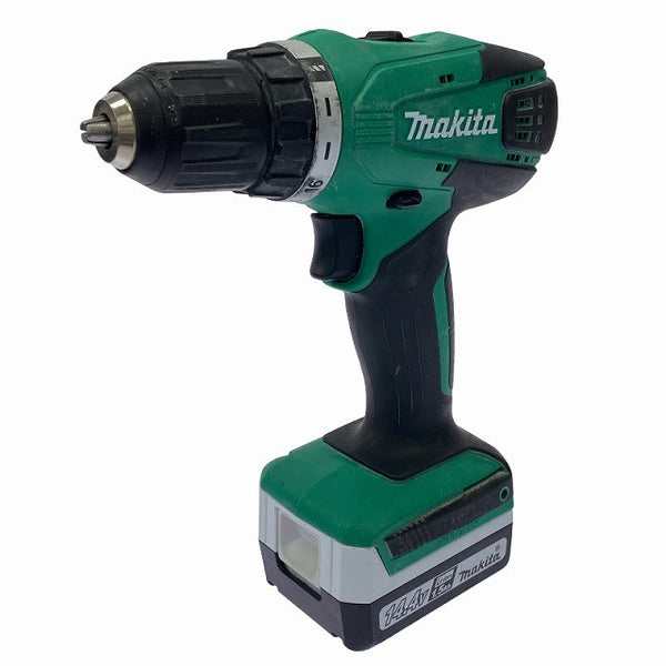 ☆中古品☆makita マキタ 14.4V 充電式ドライバドリル MDF347DS バッテリ1個(14.4V1.5Ah) 充電器 ケース付 ドリルドライバー 電動工具129593 - 4