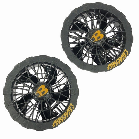 ☆中古品セット☆ BURTLE バートル 24V エアークラフト専用バッテリー AC09 バッテリー+ファン+ケーブル+AC充電アダプター123225 - 0