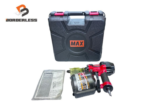 ☆比較的綺麗☆makita マキタ  高圧 エア釘打 90ｍｍ AN911H ワイヤ釘45～90mm 下地 鋼板 3.2mm コンクリート135090 - 1