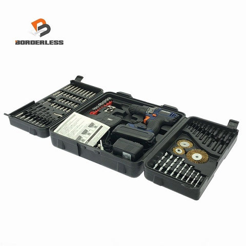 ☆美品☆平野商会 充電式ドリルドライバーセット HRN-234 バッテリ1個 充電器 ケース DIY117676