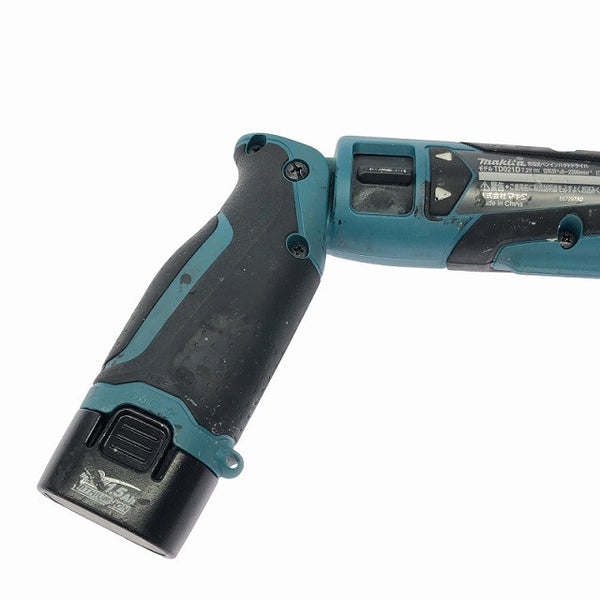 ☆中古品☆makita マキタ 7.2V 充電式ペンインパクトドライバ TD021D バッテリー(7.2V 1.5Ah) 充電器付き 電動工具 締め付け 116278 - 8