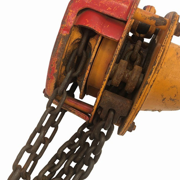☆中古品2個セット☆KITO キトー チェーンブロック CB010 M3形 荷重1.0ton/1ton 揚程2.5m 手動式 チェンブロック 吊り具 荷揚げ135816 - 10