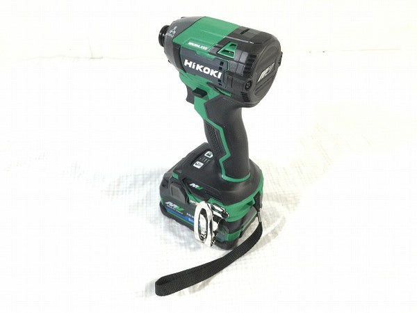 ☆未使用☆HiKOKI ハイコーキ 36V コードレスインパクトドライバ WH36DD(2XHLSZ) グリーン バッテリ2個(36V2.5Ah) 充電器 ケース付131577 - 7