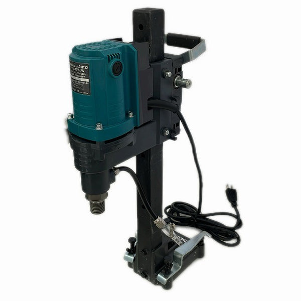 ☆中古品☆makita マキタ 100V 160mm ダイヤコアドリル DM122 本体+台座+ケース付 ダイヤモンドコアドリル ダイモドリル 穴あけ130014 - 6