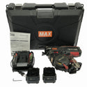 ☆中古品☆MAX マックス 14.4V 充電式鉄筋結束機ツインタイア RB-442T-B2C/1450A バッテリー2個(5.0Ah)充電器 ケース付き137605 - 3