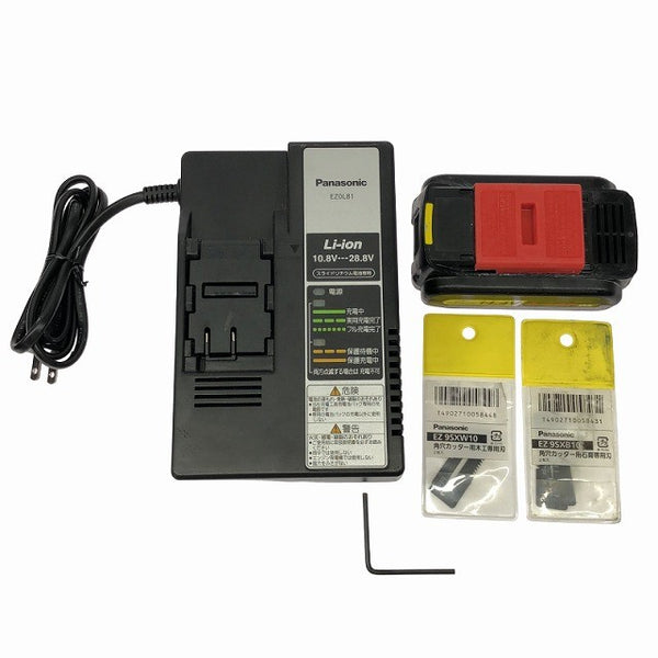 ☆中古品☆Panasonic パナソニック 14.4V 充電角穴カッター EZ4543 バッテリ1個(4.2Ah) 充電器 ケース 充電式ボードカッター135976 - 9