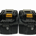 ☆比較的綺麗2個※充電回数2回と3回☆makita マキタ 18V 6.0Ah 純正 リチウムイオンバッテリー BL1860B 雪マーク 残量表示付127919 - 8