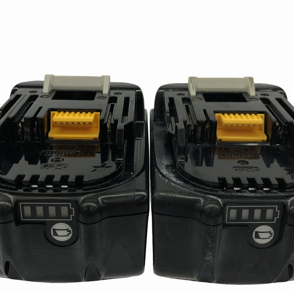 ☆比較的綺麗2個※充電回数2回と3回☆makita マキタ 18V 6.0Ah 純正 リチウムイオンバッテリー BL1860B 雪マーク 残量表示付127919 - 8