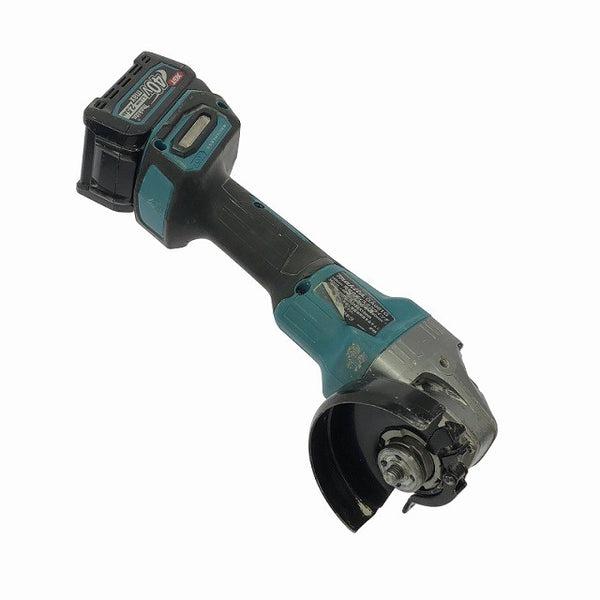 ☆中古品☆makita マキタ 40Vmax 100mm 充電式ディスクグラインダ GA001GRDX バッテリ2個(40Vmax2.5Ah) 充電器付125798 - 7