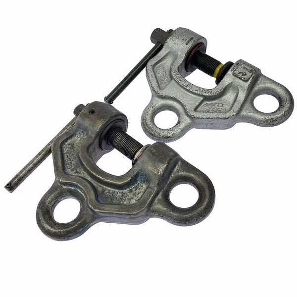 ☆中古品2個セット☆EAGLE CLAMP イーグルクランプ ねじ式全方向クランプ SBB-1t 荷重1ton 鉄鋼用 スクリュークランプ 吊りクランプ131161 - 3