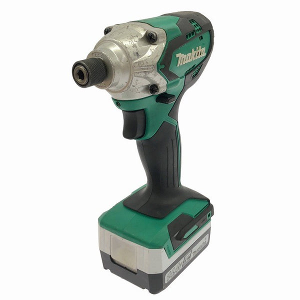 ☆中古品☆makita マキタ 14.4V 充電式インパクトドライバー MTD001D バッテリ2個(1.5Ah) 充電器付 コードレス DIY/日曜大工133949 - 2