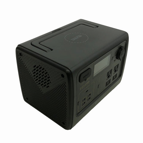 ☆美品☆BLUETTI ブルーティー ポータブル電源 EB55 黒/ブラック 付属品付 537Wh 22.4V DC24Ah モバイルバッテリー アウトドア110374 - 0