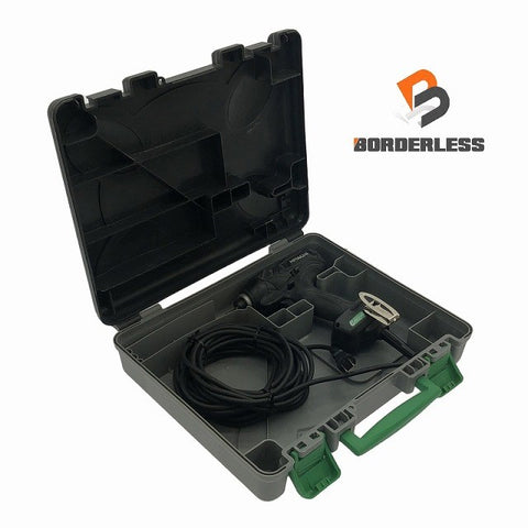 ☆中古品☆HITACHI 日立工機 100V インパクトドライバー WH12VE(SCB) 黒/ブラック ケース付 コード式 電動工具109241 - 0