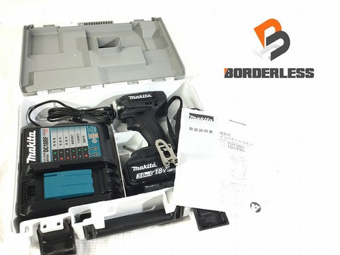 ☆未使用品☆ makita マキタ 18V 充電式インパクトドライバー TD149DRFXB 黒/ブラック バッテリー2個3.0Ah)充電器+ケース133345 - 0