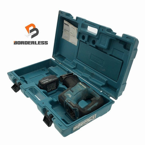 ☆中古品☆makita マキタ 18V 充電式レシプロソー JR188D バッテリ1個(18V6.0Ah) ケース付 コードレス セーバソー セーバーソー116741