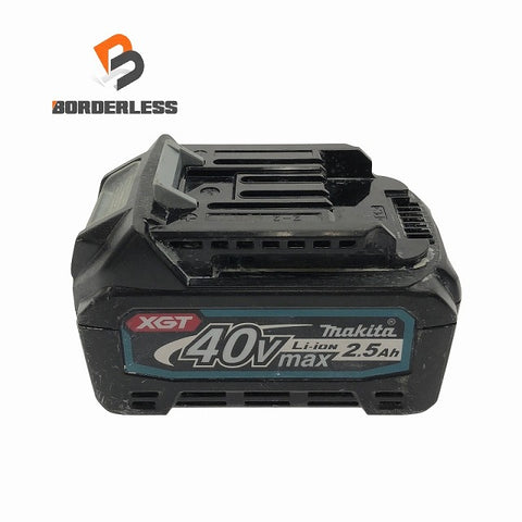 ☆中古品☆makita マキタ 40Vmax 2.5Ah 純正リチウムイオンバッテリー BL4025 リチウムイオン電池 蓄電池 充電池 雪マーク