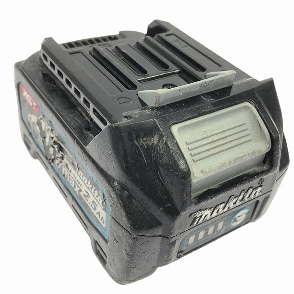 ☆中古品※48回☆makita マキタ 40Vmax 2.5Ah 純正 リチウムイオンバッテリー BL4025 残量表示付 雪マーク138084 - 3