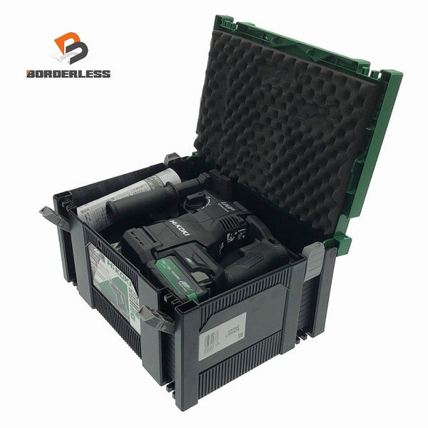 ☆未使用品☆ HIKOKI ハイコーキ 36V 28mm コードレスロータリハンマドリル DH3628DA(2XPBZ)バッテリー2個+充電器+ケース117679 - 1