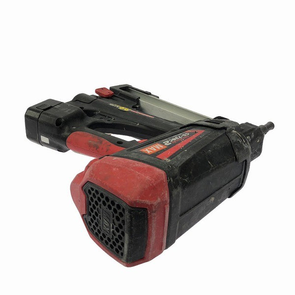 ☆中古品☆MAX マックス ガスネイラ GS-738C2 バッテリ2個(6V1.5Ah) 充電器 ケース付 充電式 ガス式鋲打ち機 ガスピンネイラ129636 - 6