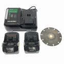 ☆中古品☆HiKOKI ハイコーキ 18V 100mm コードレスディスクグラインダー G18DBBVL バッテリ2個(36V2.5Ah) 充電器付 充電式134798 - 9