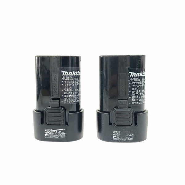 ☆中古品☆makita マキタ 7.2V 充電式ペンインパクトドライバー TD022D 黒 本体 バッテリー2個(7.2V 1.5Ah) コードレス129561 - 9