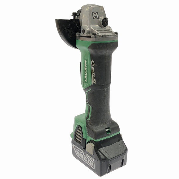 ☆中古品☆HiKOKI ハイコーキ 18V 100mm コードレスディスクグラインダー G18DBBAL バッテリ2個(6.0Ah) 充電器付 充電式131929 - 5