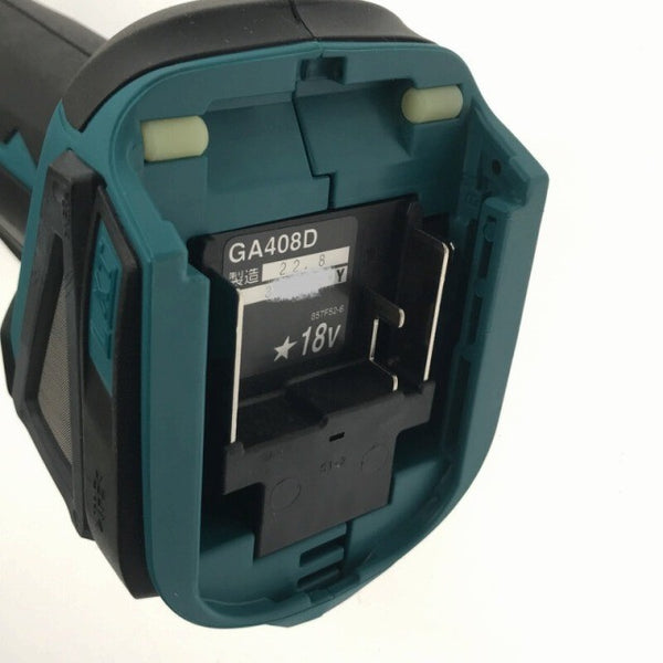 ☆未使用品☆makita マキタ 18V 100mm 充電式ディスクグラインダー GA408DRGX 本体のみ132749 - 8