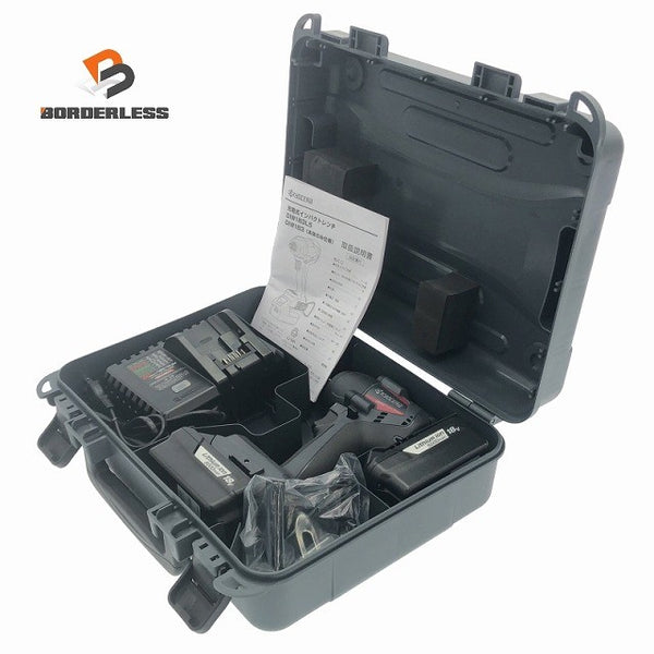 ☆美品☆kyocera 京セラ インパクトレンチ DIW183L5 バッテリ(18V5Ah)2個 充電器 ケース付き 充電式 コードレス119001 - 1