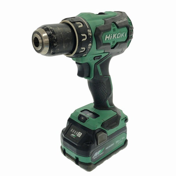 ☆比較的綺麗です☆HiKOKI ハイコーキ 18V 13mmコードレスドライバドリル DS18DBSL バッテリー(BSL36A18X)付き124532 - 2