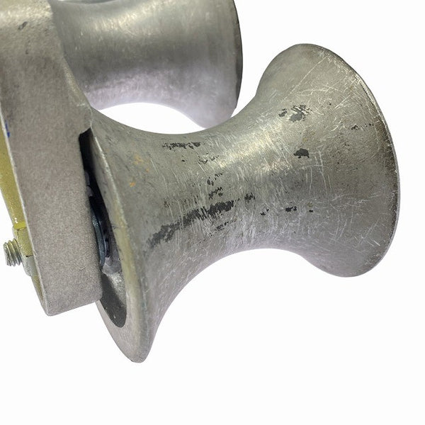 ☆中古品☆IKURA TOOLS 育良精機/イクラ 四連金車 IS-4W 安全最大荷重6.8kN 4連金車 ケーブルローラーコロ129355 - 5