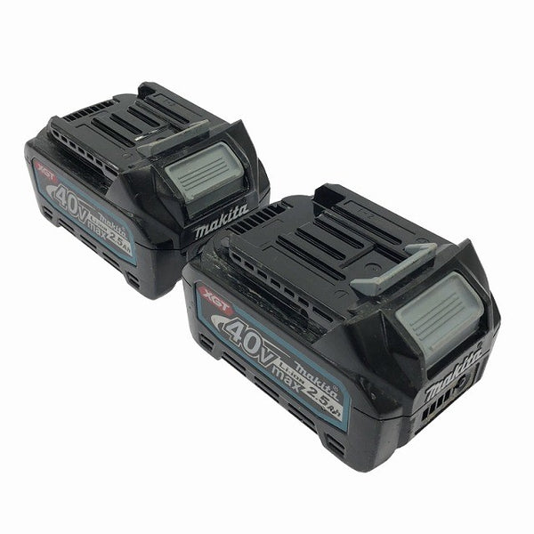 ☆中古品2個セット☆ makita マキタ 40Vmax 2.5Ah 純正リチウムイオンバッテリー BL4025 リチウムイオン電池 蓄電池 充電池115466 - 3