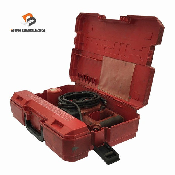☆中古品☆HILTI ヒルティ 100V ハンマードリル TE18-M キータイプチャック＋ケース付 SDSプラス コード式 ハンマドリル 穴あけ117396 - 1