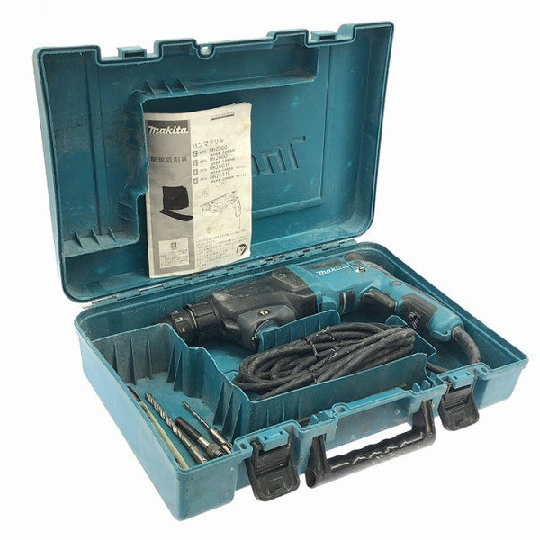 ☆中古品☆makita マキタ 100V 26mm ハンマドリル HR2600 ケース付 SDSプラス コード式 ハンマードリル 穴あけ 穿孔 電動工具135031 - 2