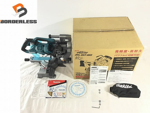 ☆未使用品☆makita マキタ 40Vmax 充電式スライドマルノコ LS001GZ 刃径165mm/直角切断幅182mm バッテリー・充電器別売 - 1