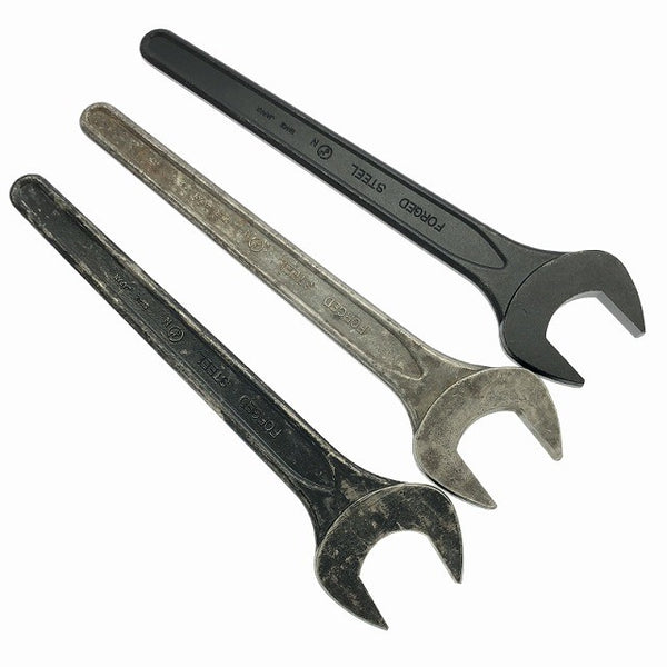 ☆中古品14本セット☆ASH ASAHI アサヒ 旭金属 片口スパナ6本 36～41mm 両口スパナ8本 16-18mm～27-30mm ハンドツール123689 - 7