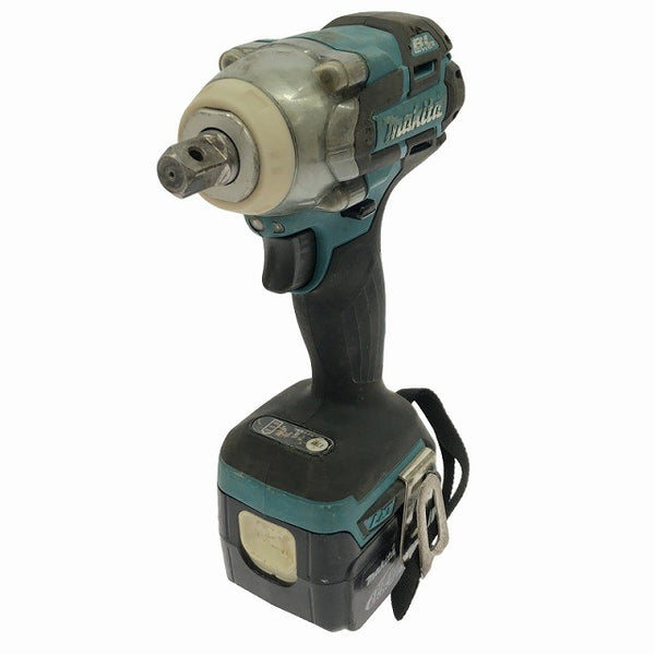 ☆中古品☆makita マキタ 14.4V 充電式インパクトレンチ TW280D 青/ブルー バッテリ1個（4.0Ah) コードレス バッテリー式137668 - 2