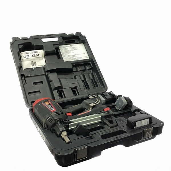 ☆中古品☆ MAX マックス 6V 充電式ガスネイラ GS-725C 本体+バッテリー2個(1.5Ah)充電器+パーツ+ケース133178 - 2