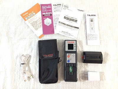 ☆美品☆TAJIMA タジマ グリーンレーザー墨出し器 ZEROG2L-KJCSET 受光機 三脚 バッテリ1個 ケース付 ゼログリーン ジンバルKJC - 10