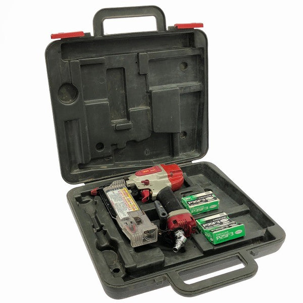 ☆中古品☆MAX マックス 50mm 常圧 ピンネイラ TA-250P/P50F3 ケース付 ピン釘打機 ピン釘打ち機 ピンタッカ エア工具135107 - 2