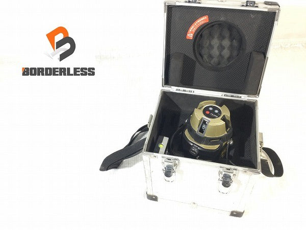 ☆中古品☆ TAJIMA タジマ レーザー墨出し器 GT8ZSi SENSOR TYPE センサータイプ 測定器 光学測定器 受光器 ハードケース付123060 - 1
